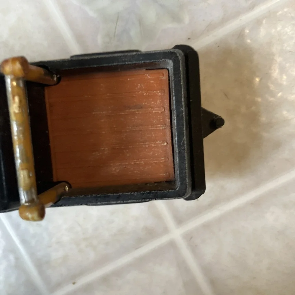 VINTAGE Metal TOY TRUCK STROMBECKER‎ Black FORD PICK-UP Made In USA